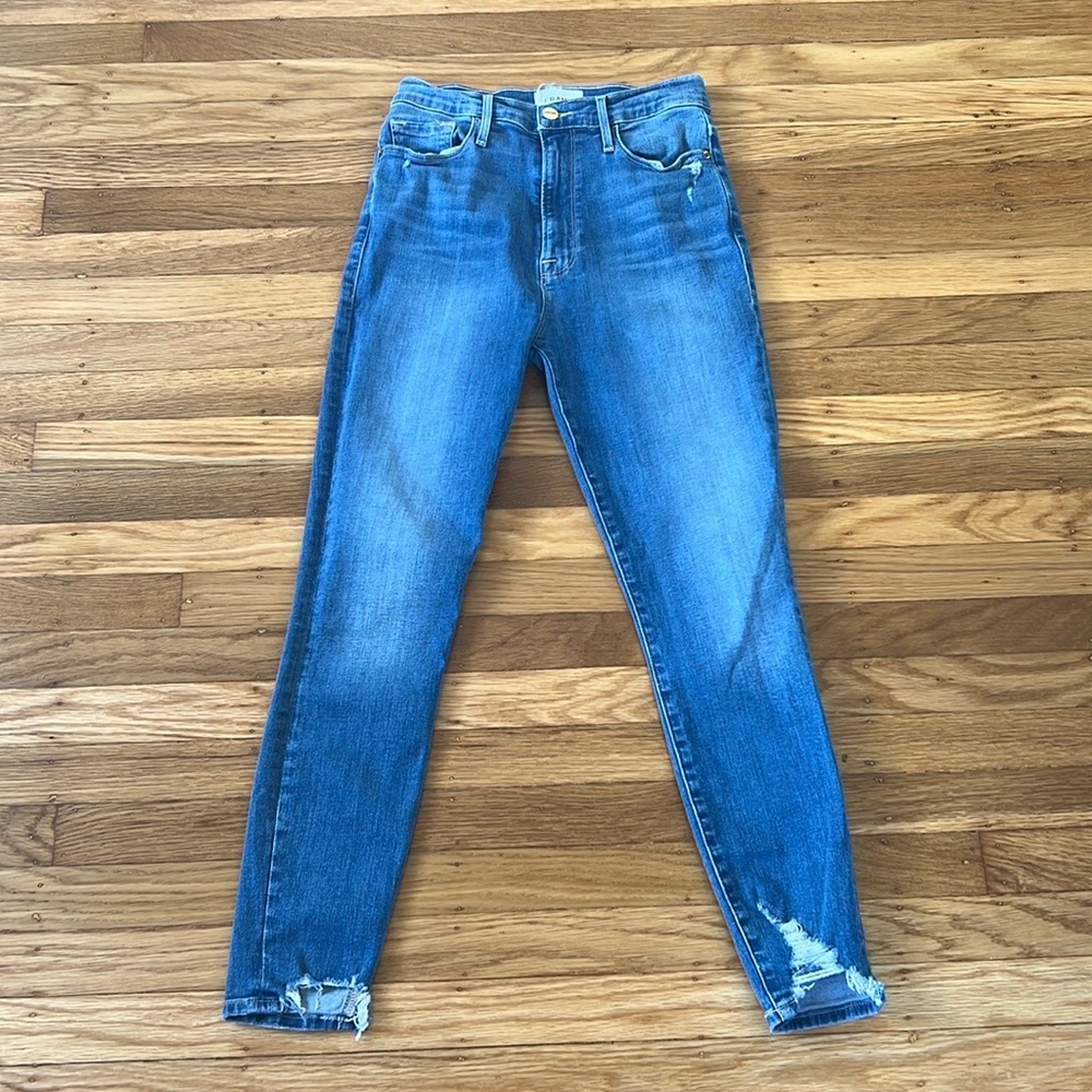 Frame Ali High Rise Cigarette jeans